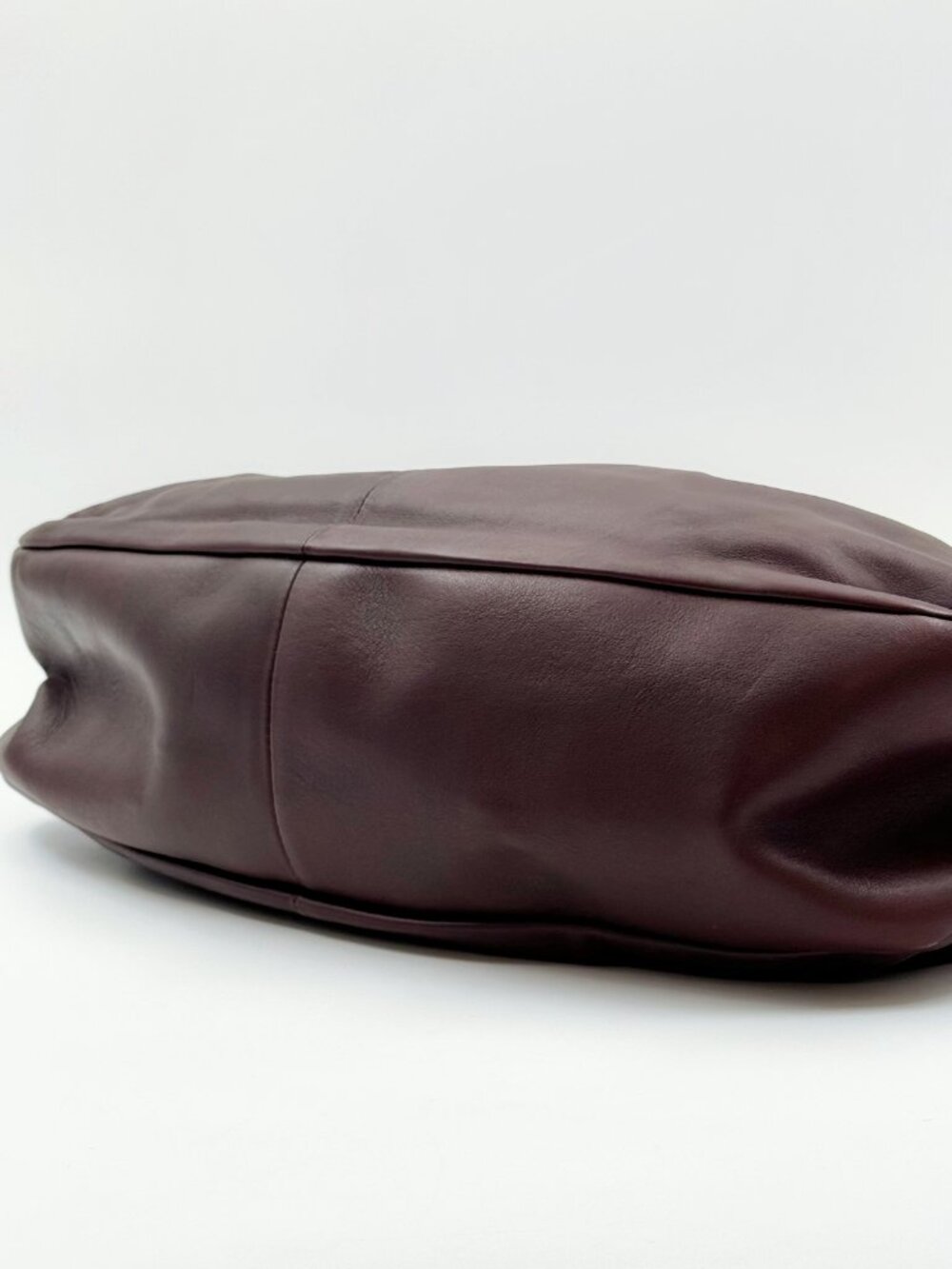 Salvatore Ferragamo Burgundy Leather Large Hobo Shoulder Tote Bag - Picture 7 of 12